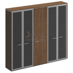 Кабинет руководителя Офисный шкаф комбинированный высокий ВЛ 361-1 ДТ