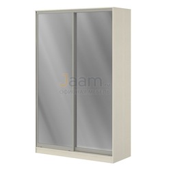 Мебель для персонала Офисный шкаф-купе с двумя зеркальными дверями ПК-ШК-КМШ240Х120СЗ2