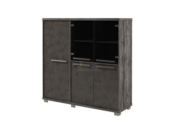 Кабинет руководителя Офисный шкаф трёхсекционный Z-33-01 левый