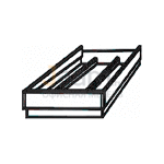 Мебель для гостиниц Каркас кровати ГР 340 ОАТ