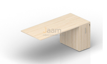 Мебель для персонала Стол с приставным шкафом Tower ETPS148T072