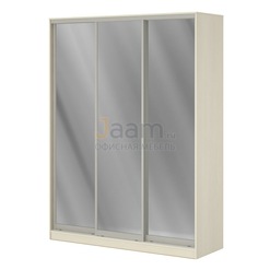 Мебель для персонала Офисный шкаф-купе с тремя зеркальными дверями ПК-ШК-КМШ240Х180СЗ3