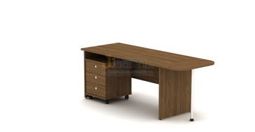 Мебель для персонала Стол с тумбой и приставкой