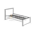 Мебель для гостиниц Кровать на металлическом основании R6509