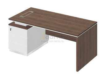Кабинет руководителя Стол на опорной тумбе левый СИ 109л