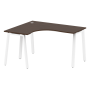 Стол криволинейный левый Metal System Style БА.СА-3 Л 1400x1200x750