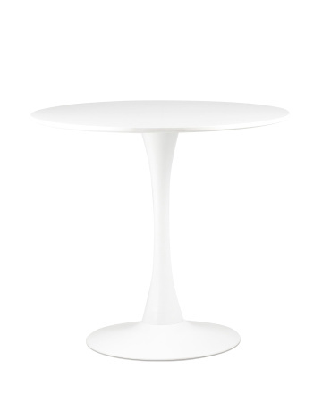 Стол Tulip D80 белый (Стол обеденный Tulip белый)