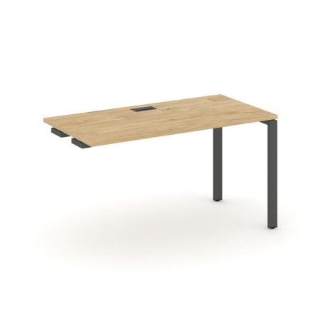 Стол-приставка к опорным элементам SN-6P.OPRS-002 (1180х600х750) (Тиквуд Светлый/Металл Антрацит)