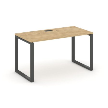 Стол письменный SN-6O.SP-023 (1380х800х750) (Тиквуд Светлый/Металл Антрацит)