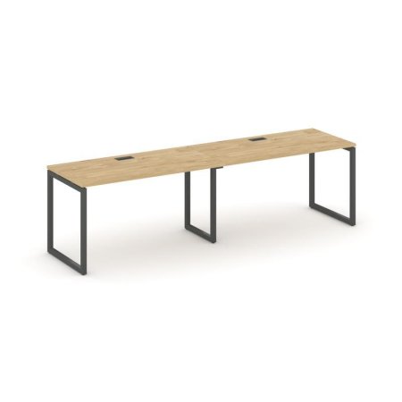 Рабочая станция 1 сторонняя SN-4O.ORS-022 (2360х800х750) (Тиквуд Светлый/Металл Антрацит)