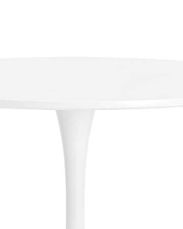 Стол Tulip D100 белый (Стол обеденный Tulip белый)