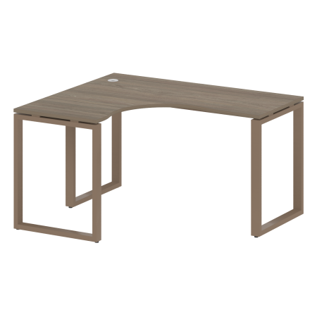 Стол криволинейный левый Metal System Style БО.СА-3 Л 1400x1200x750