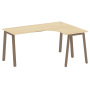 Стол криволинейный правый Metal System Style БА.СА-4 Пр 1600x1200x750