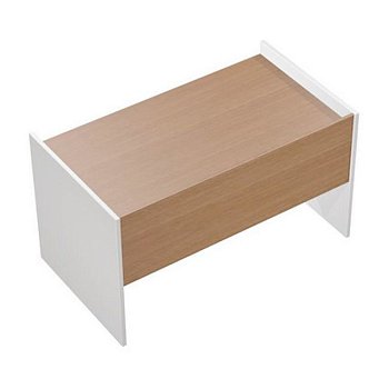 Стол письменный на опорах ДСП Profiquadro КВ 1206 БВ 1650x806x835