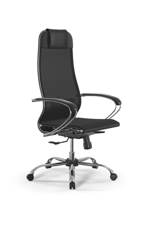 Кресло для руководителя Метта SynchroSit 10 B1-104K - T /Um00/Nb00/K1cL(M20.B21.G20.W02) (Черный)