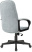 Кресло руководителя CH 002 Fabric серо-голубой Light-28 крестов. пластик