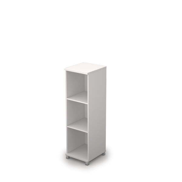 6П.015 Стеллаж узкий (400x450x1348) (Белый)