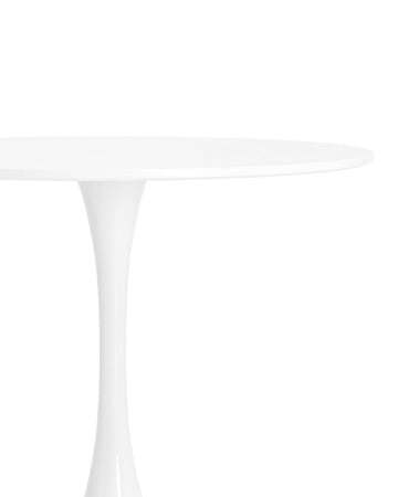 Стол Tulip D90 белый (Стол обеденный Tulip белый)