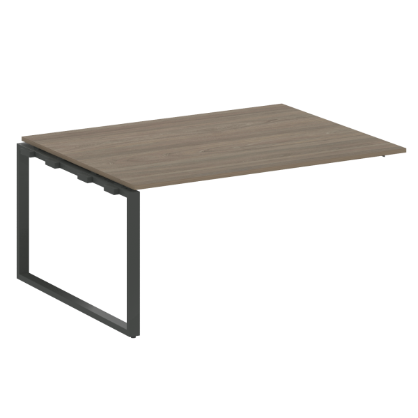 Проходной наборный элемент переговорного стола Metal System Style БО.ППРГ-4 1600x1235x750 (Вяз/Антрацит металл)