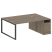 Рабочая станция Metal System Style БО.РС-СТП-2.4 2012x1475x750