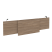 Царга стола руководителя Onix O.M-CSR-5 1540x450x54