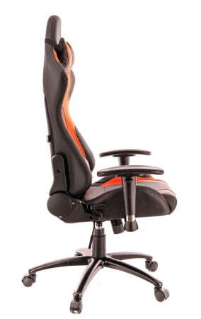 Кресло игровое Lotus S2 Экокожа Оранжевый (Everprof Lotus S2 Экокожа Оранжевый)