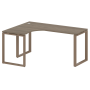 Стол криволинейный левый Metal System Style БО.СА-4 Л 1600x1200x750