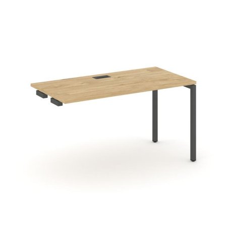 Стол-приставка к опорным элементам SN-4P.OPRS-004 (1580х600х750) (Тиквуд Светлый/Металл Антрацит)