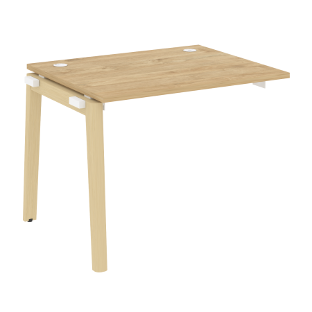 Наборный элемент рабочей станции на деревянных опорах Onix Wood OW.1.NRS-1.8 980x800x750