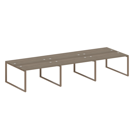 Рабочая станция Metal System Style БО.СМ-6.3 4200x1475x750