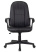 Кресло руководителя T-898 черный Leather Black эко.кожа крестов. пластик
