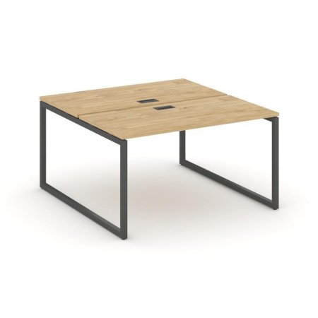 Рабочая станция 2-х сторонняя SN-4O.DRS-022 (1180х1632х750) (Тиквуд Светлый/Металл Антрацит)