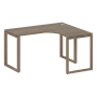 Стол криволинейный правый Metal System Style БО.СА-3 Пр 1400x1200x750
