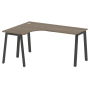 Стол криволинейный левый Metal System Style БА.СА-4 Л 1600x1200x750