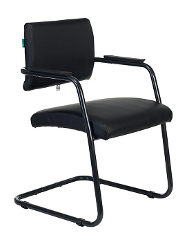 Кресло CH-271N-V черный Leather Black эко.кожа полозья металл черный