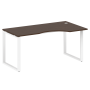 Стол криволинейный левый Metal System Style БО.СА-1 Пр 1600x900x750