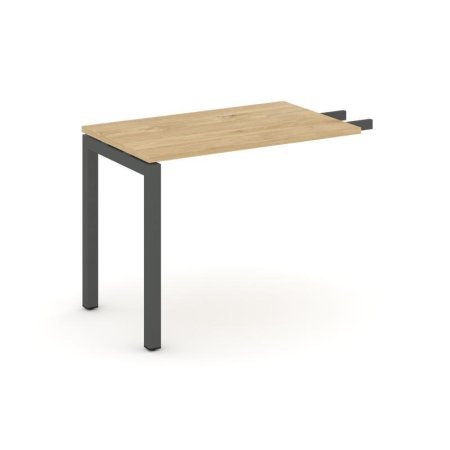 Брифинг-приставка SN-5P.BR-004 (1180х600х750) (Тиквуд Светлый/Металл Антрацит)