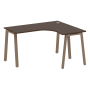 Стол криволинейный правый Metal System Style БА.СА-3 Пр 1400x1200x750