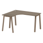 Стол криволинейный левый Metal System Style БА.СА-3 Л 1400x1200x750