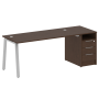 Рабочая станция Metal System Style БА.РС-СТП-1.4 2012x720x750