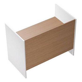 Стол письменный на высоких опорах ДСП Profiquadro КВ 1215 БВ 1650x806x1114