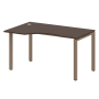 Стол криволинейный левый Metal System Style БП.СА-2 Л 1400x900x750