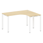 Стол криволинейный правый Metal System Style БП.СА-3 Пр 1400x1200x750