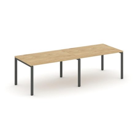 Стол переговорный SN-6P.SPRG-014.3 (3160х980х750) (Тиквуд Светлый/Металл Антрацит)
