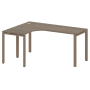 Стол криволинейный левый Metal System Style БП.СА-4 Л 1600x1200x750