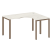Стол криволинейный правый Metal System Style БП.СА-3 Пр 1400x1200x750