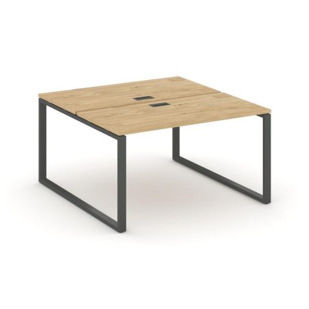 Рабочая станция 2-х сторонняя SN-6O.DRS-003 (1380х1232х750) (Тиквуд Светлый/Металл Антрацит)