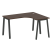 Стол криволинейный правый Metal System Style БА.СА-3 Пр 1400x1200x750