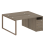 Рабочая станция Metal System Style БО.РС-СТП-2.2 1612x1475x750