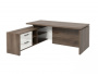 Стол руководителя с опорной тумбой Festus FB-119L.GG 1800x1900x750